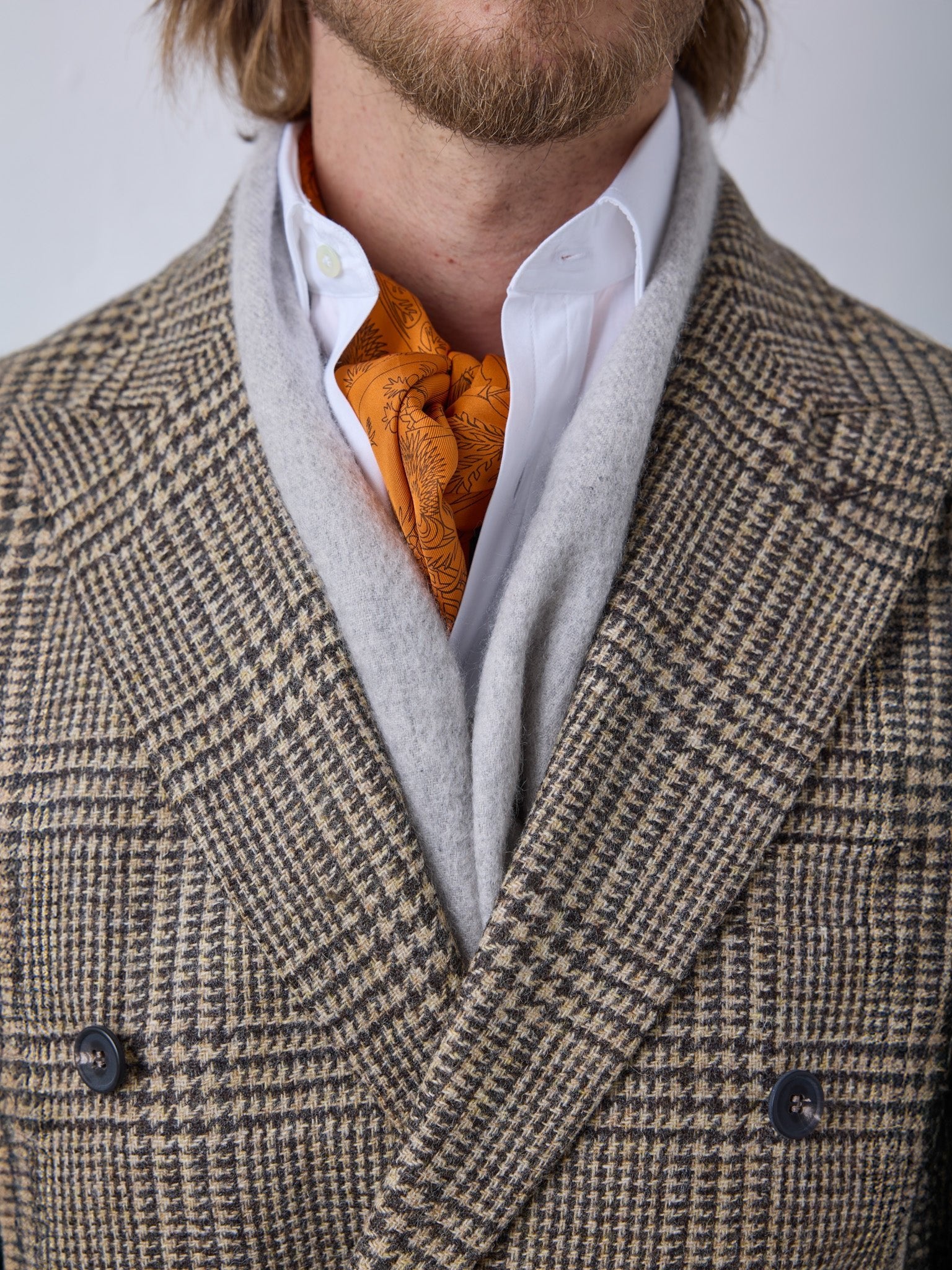 Tweed Anzug Doppelreiher in Classic aus Moon Tweed
