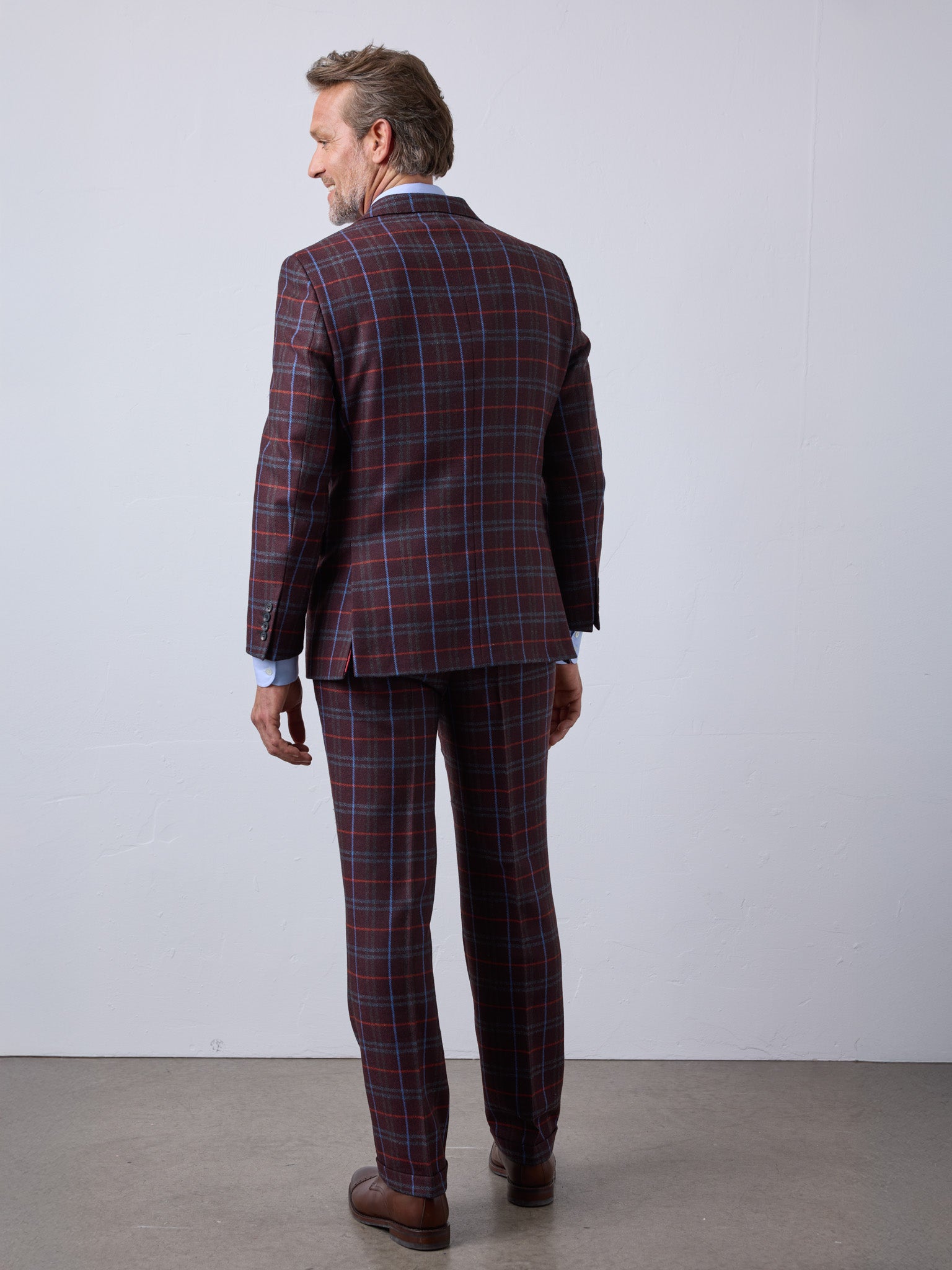 Tweed Anzug in 3-Knopf Classic aus Lovat Tweed