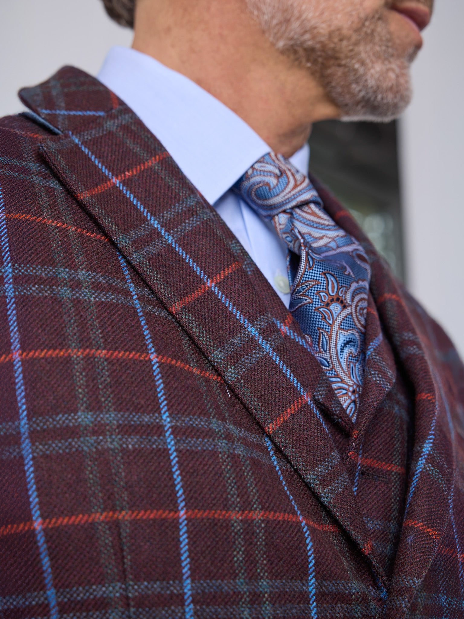 Tweed Anzug in 3-Knopf Classic aus Lovat Tweed