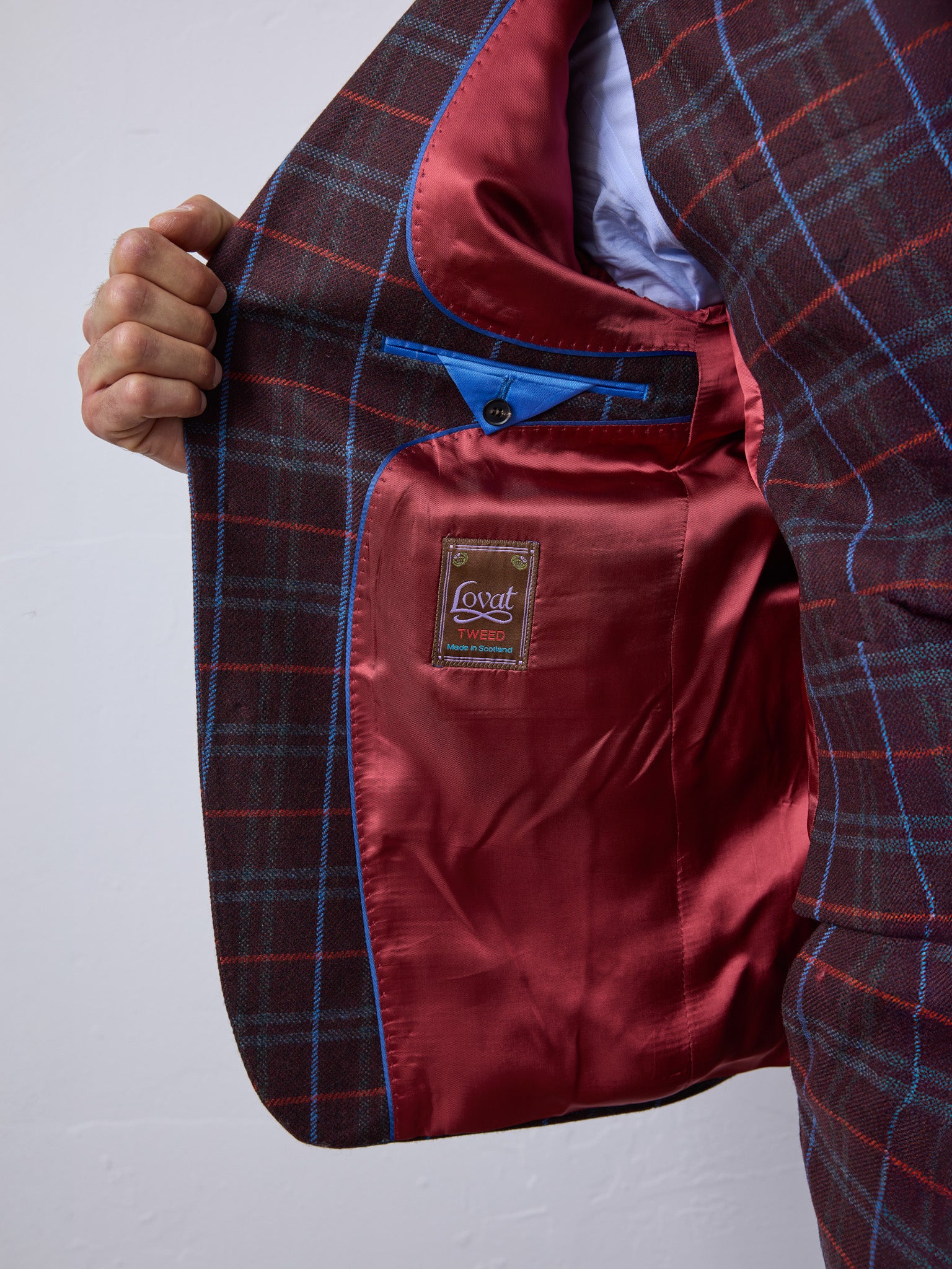 Tweed Anzug in 3-Knopf Classic aus Lovat Tweed