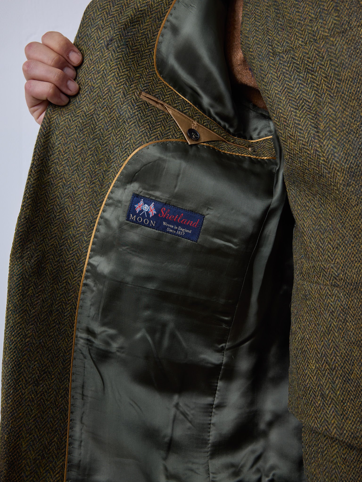 Tweed Anzug in 3-Knopf Classic aus Moon Tweed