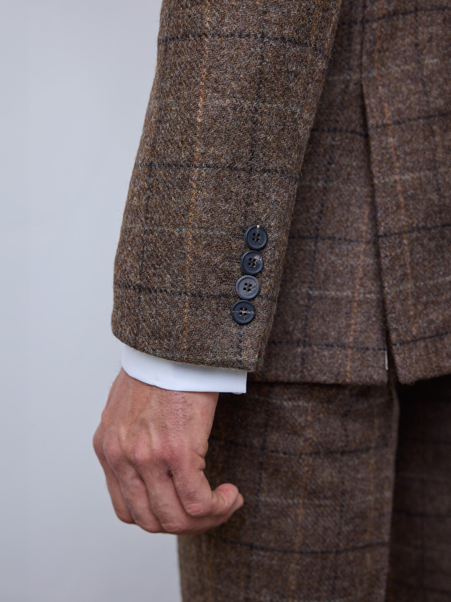 Tweed Anzug in 3-Knopf Classic aus Moon Tweed