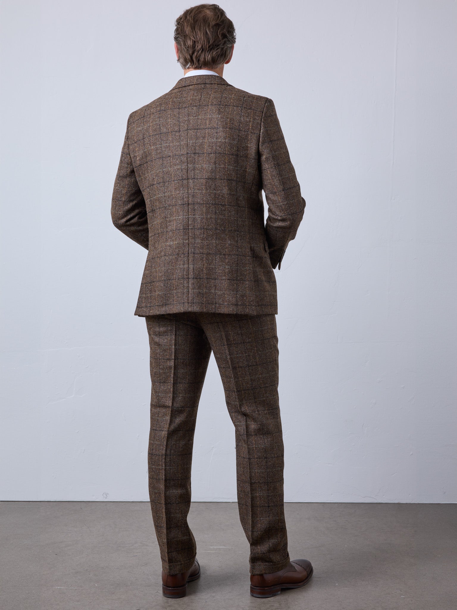 Tweed Anzug in 3-Knopf Classic aus Moon Tweed