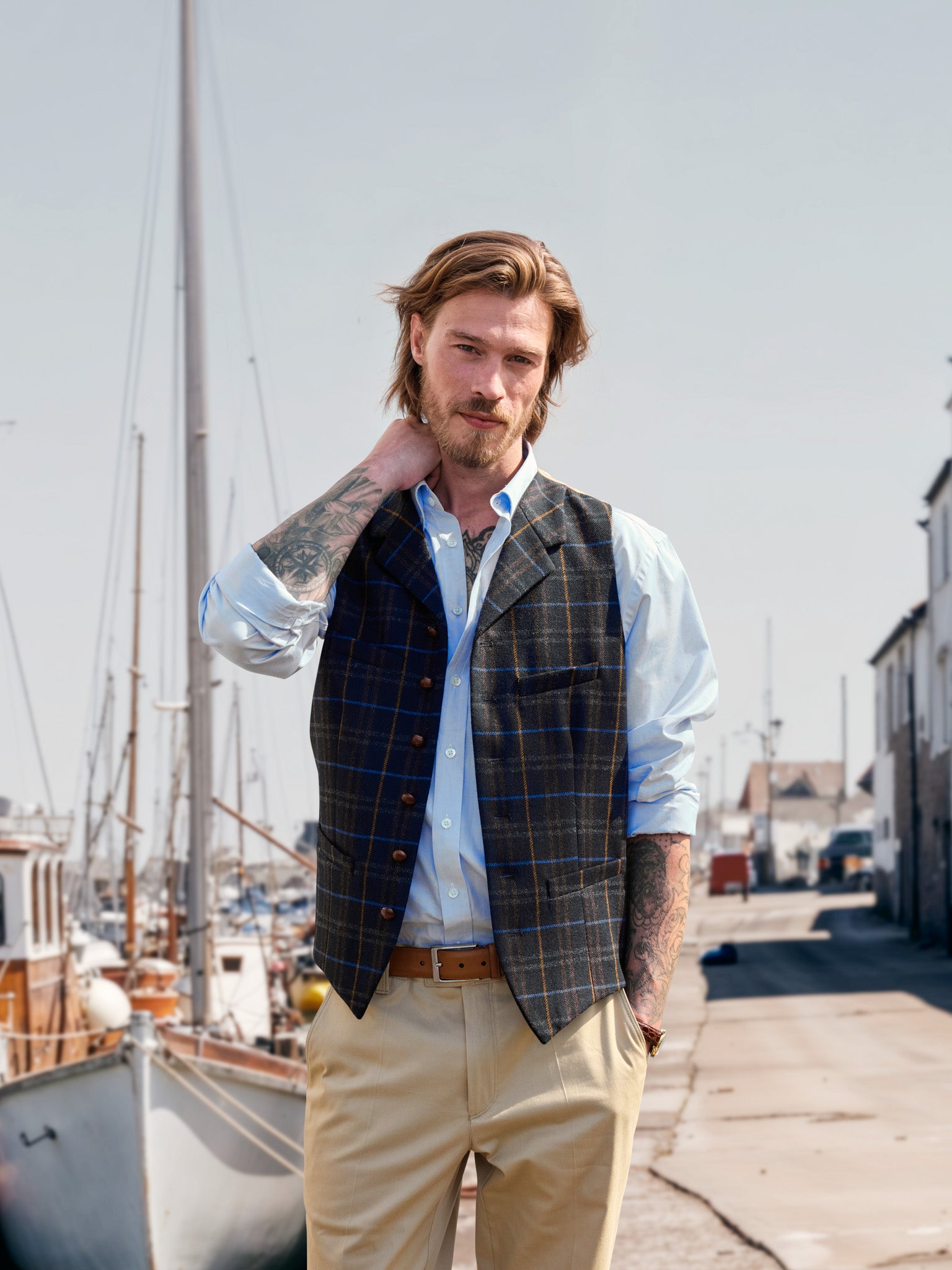 Tweedweste aus Lovat Tweed