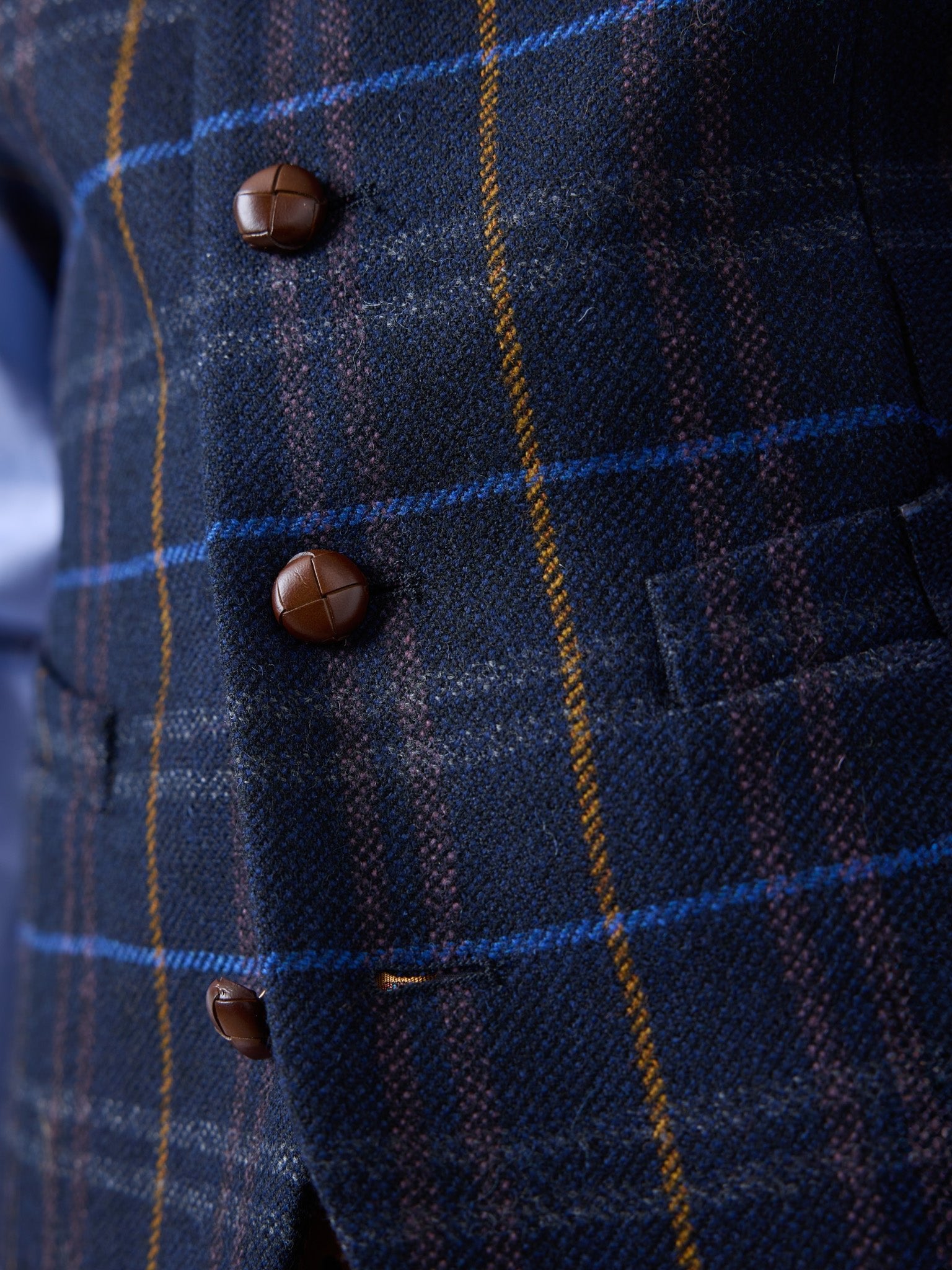 Tweedweste aus Lovat Tweed