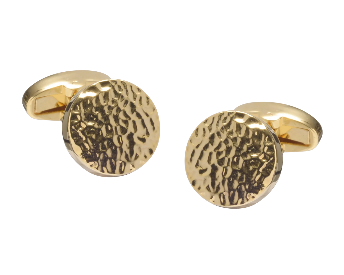 Manschettenknöpfe: Hammered Gold
