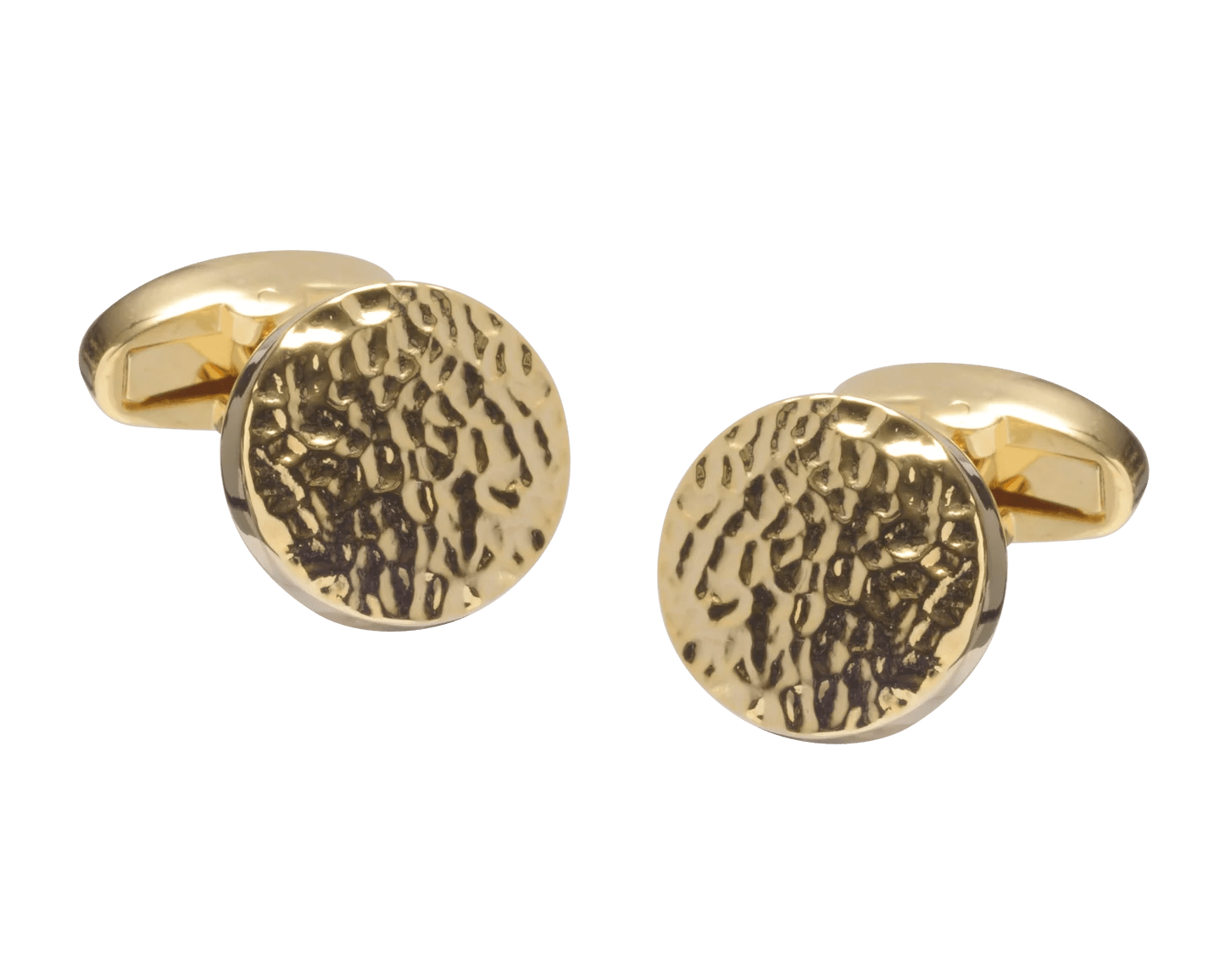 Manschettenknöpfe: Hammered Gold