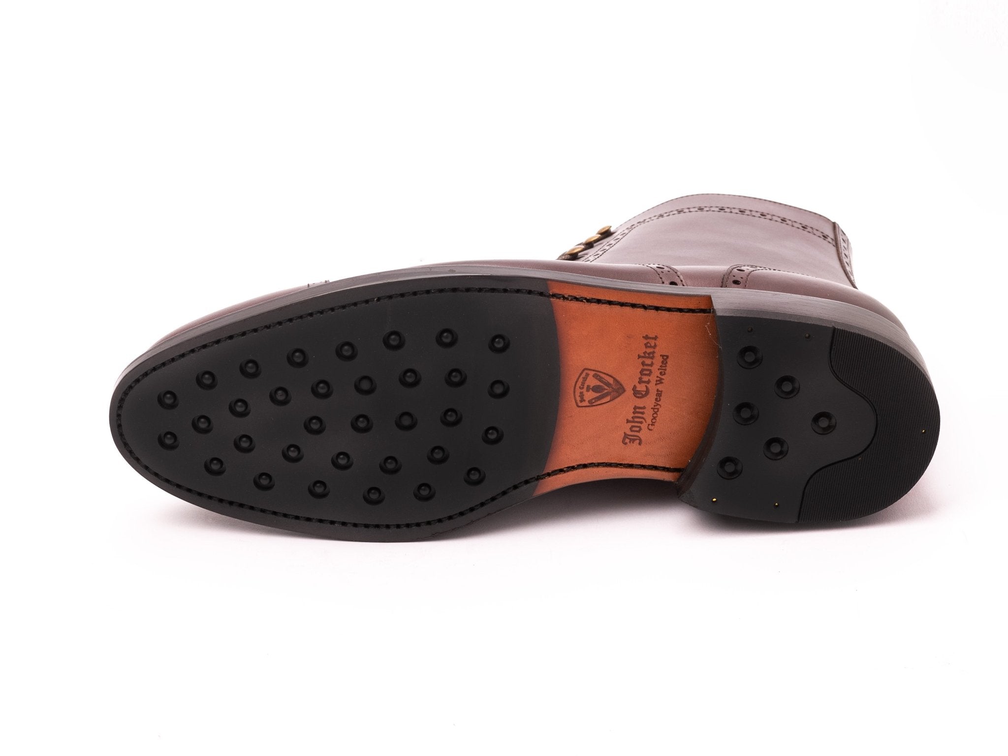 Punched Oxford Boots im Derby Stil