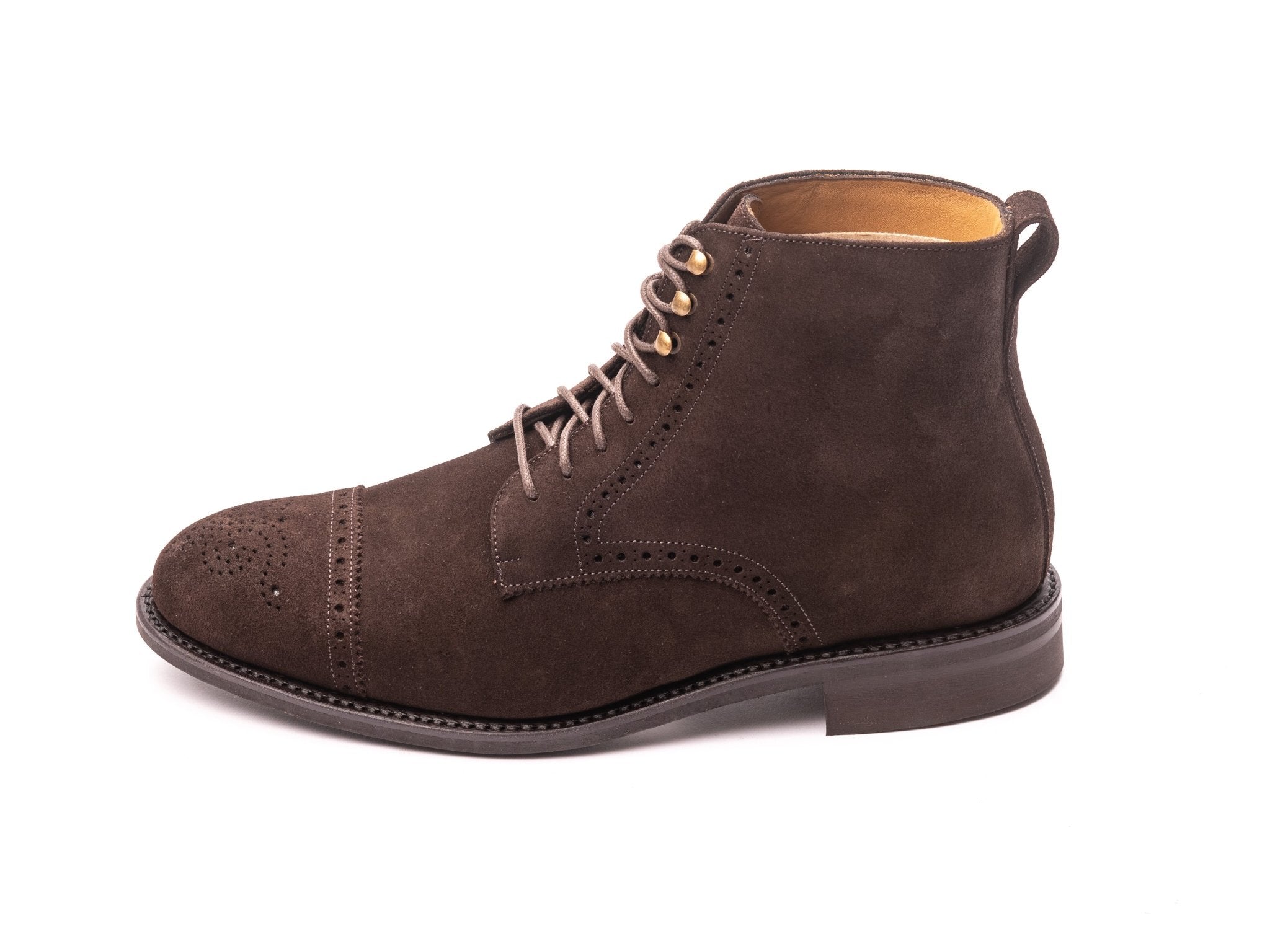 Punched Oxford Boots im Derby Stil