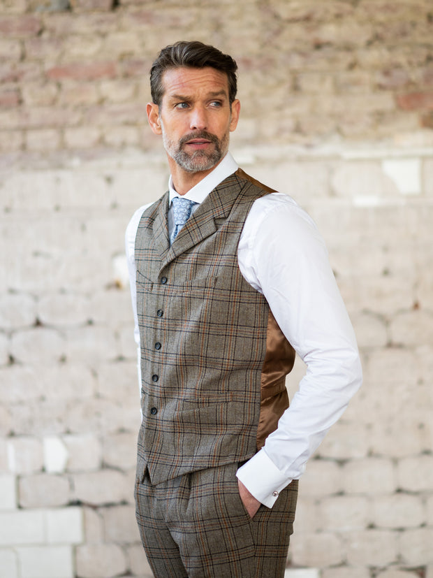 Tweed Anzug in 3-Knopf Classic aus Moon Tweed