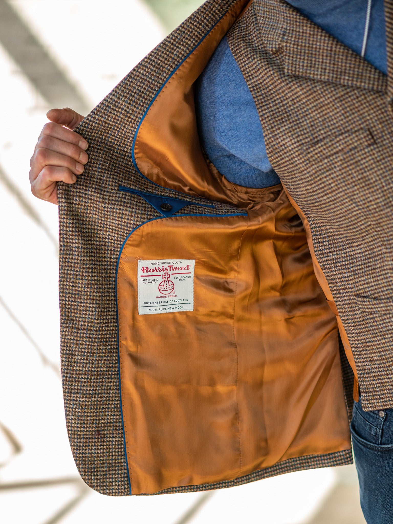 Tweedsakko in 3-Knopf Classic aus Harris Tweed
