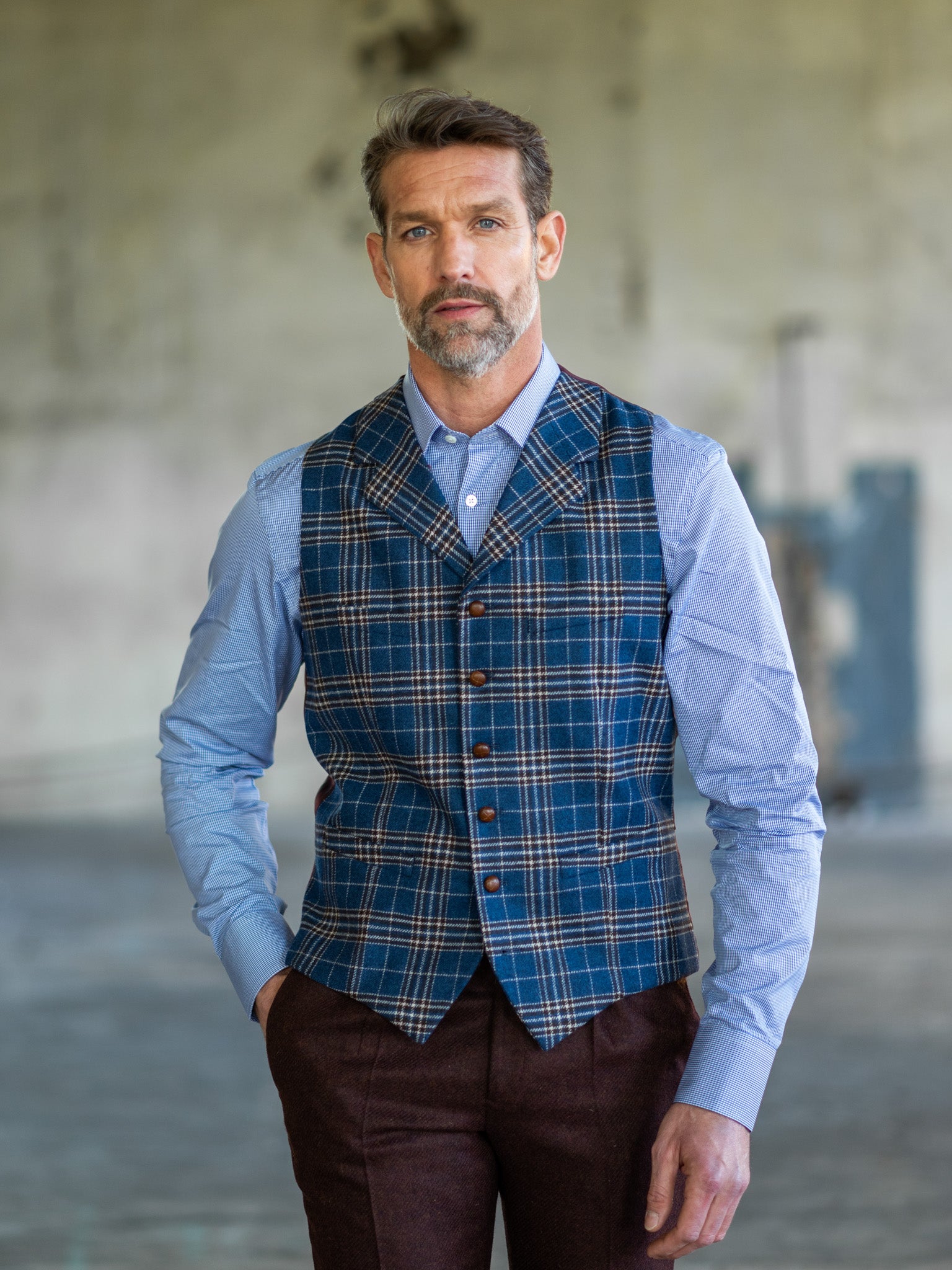 Tweedweste aus Marling & Evans Tweed