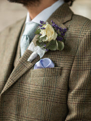 Tweed Anzug in 3-Knopf Classic aus Lovat Tweed