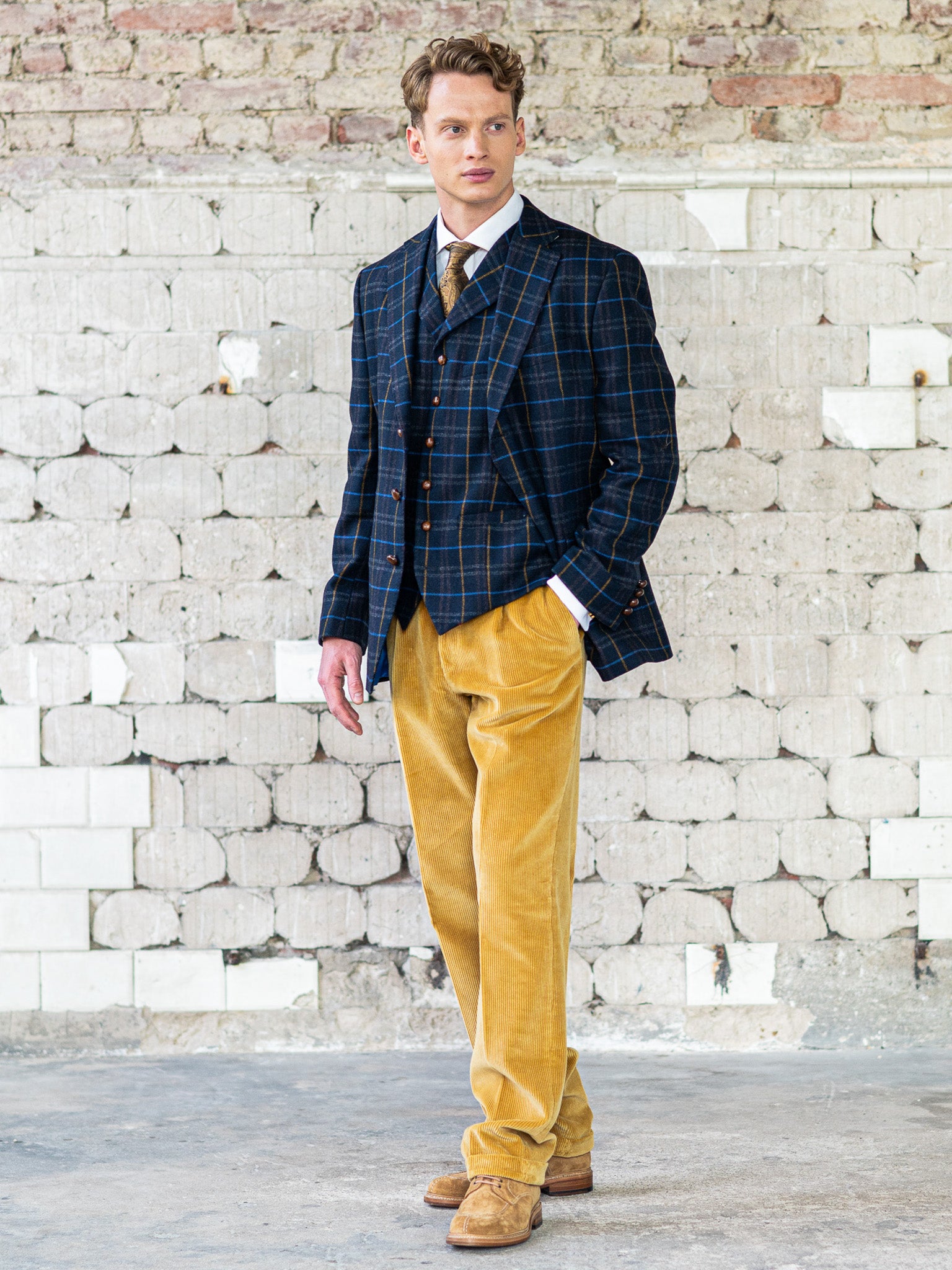Tweedsakko in 3-Knopf Classic aus Lovat Tweed