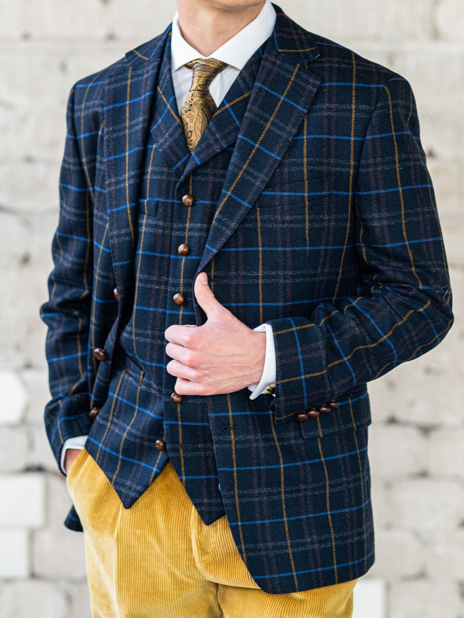 Tweedsakko in 3-Knopf Classic aus Lovat Tweed