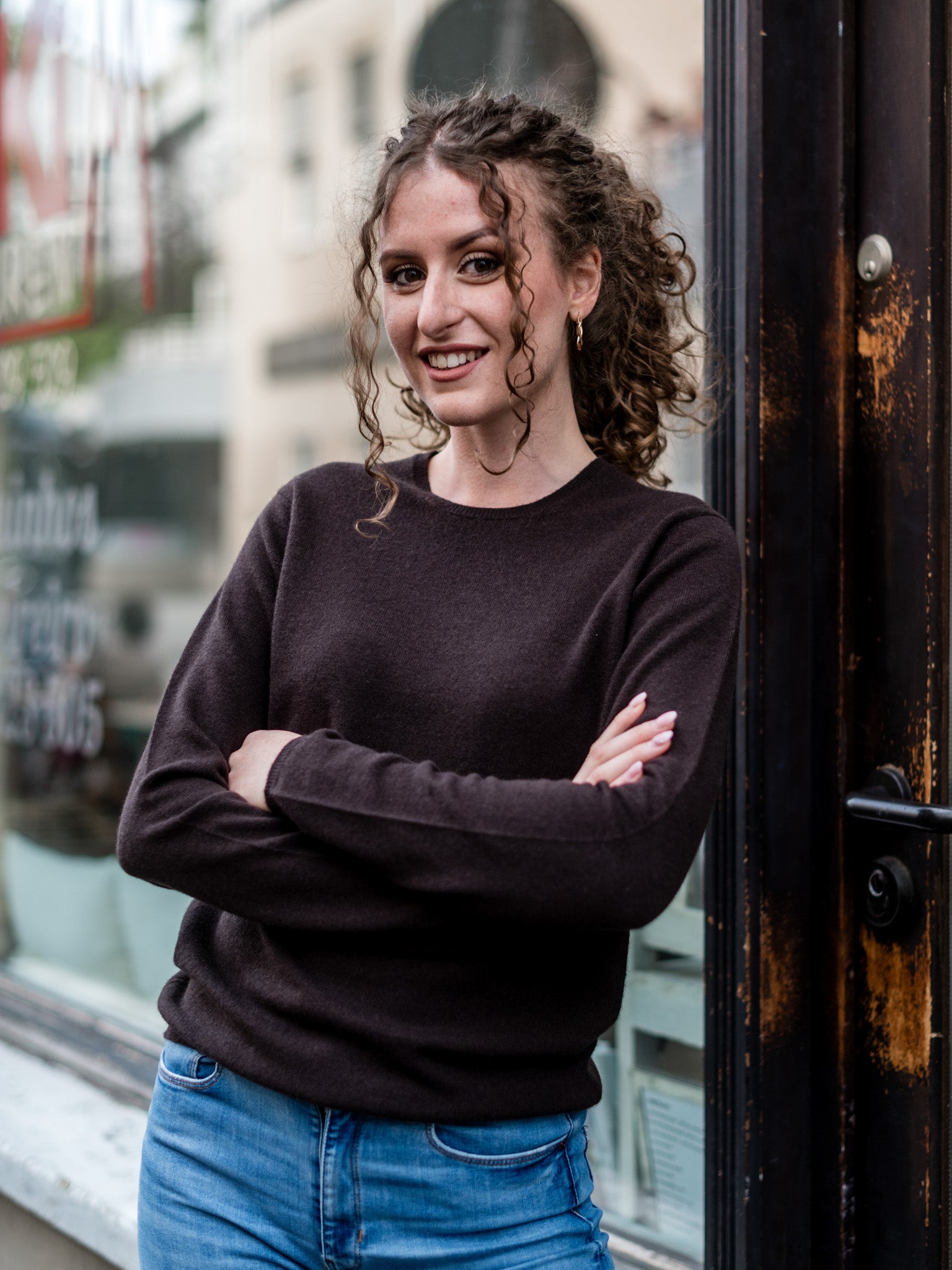 Cashmere Pullover mit Rundausschnitt