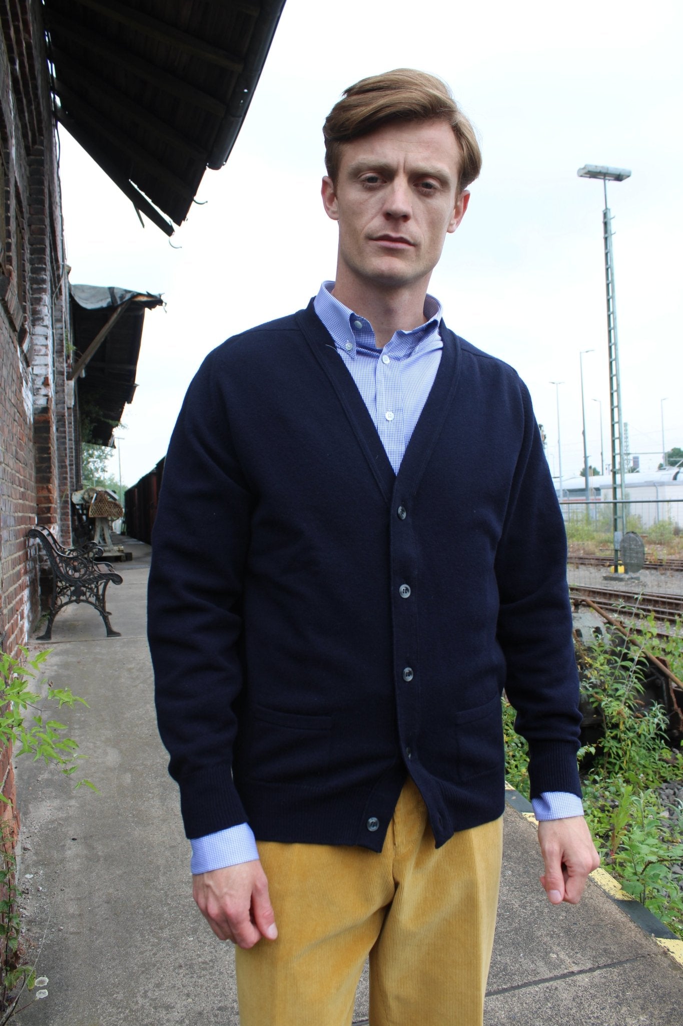 Lambswool Strickjacke