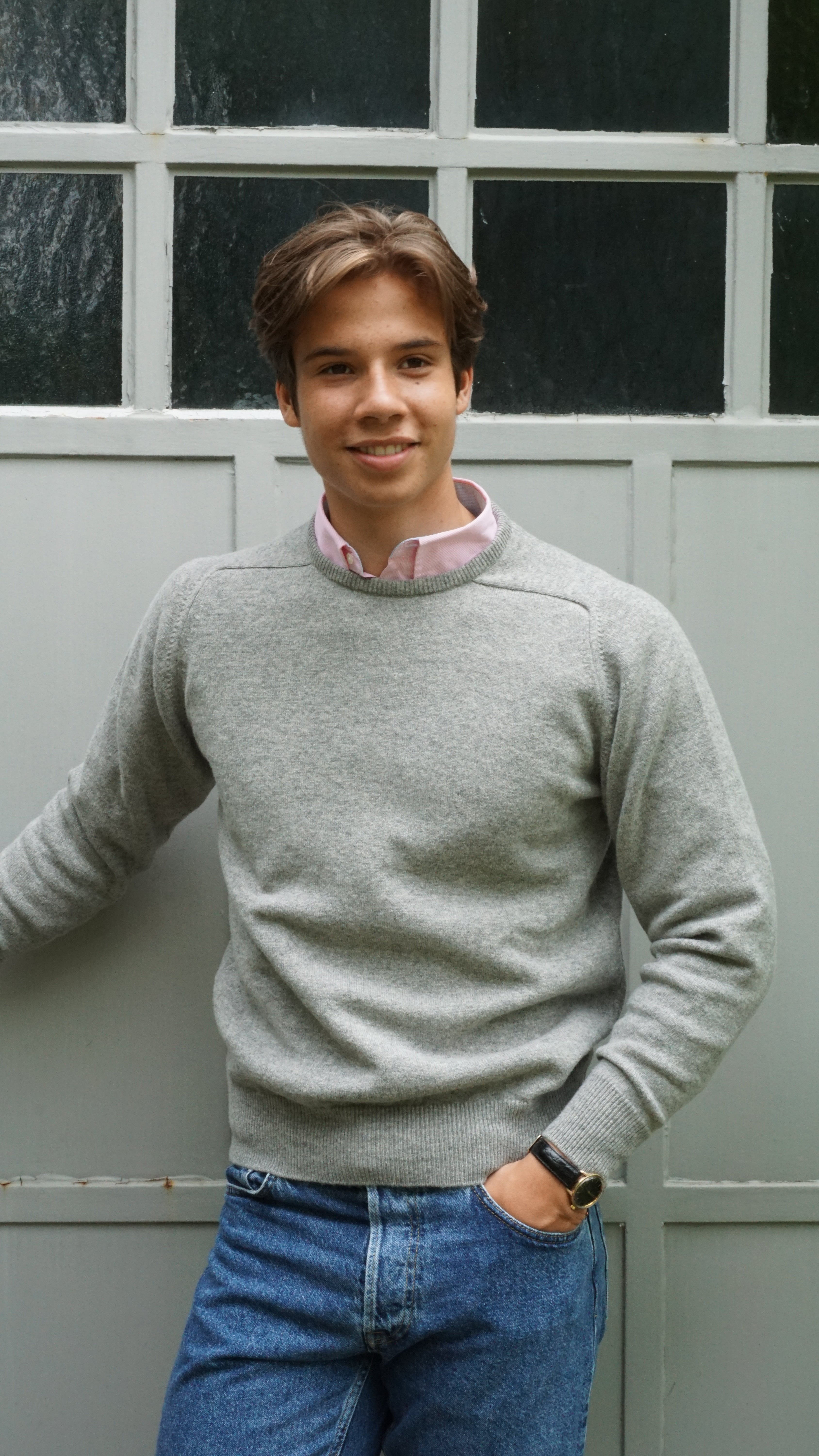 Lambswool Pullover mit Rundausschnitt SALE