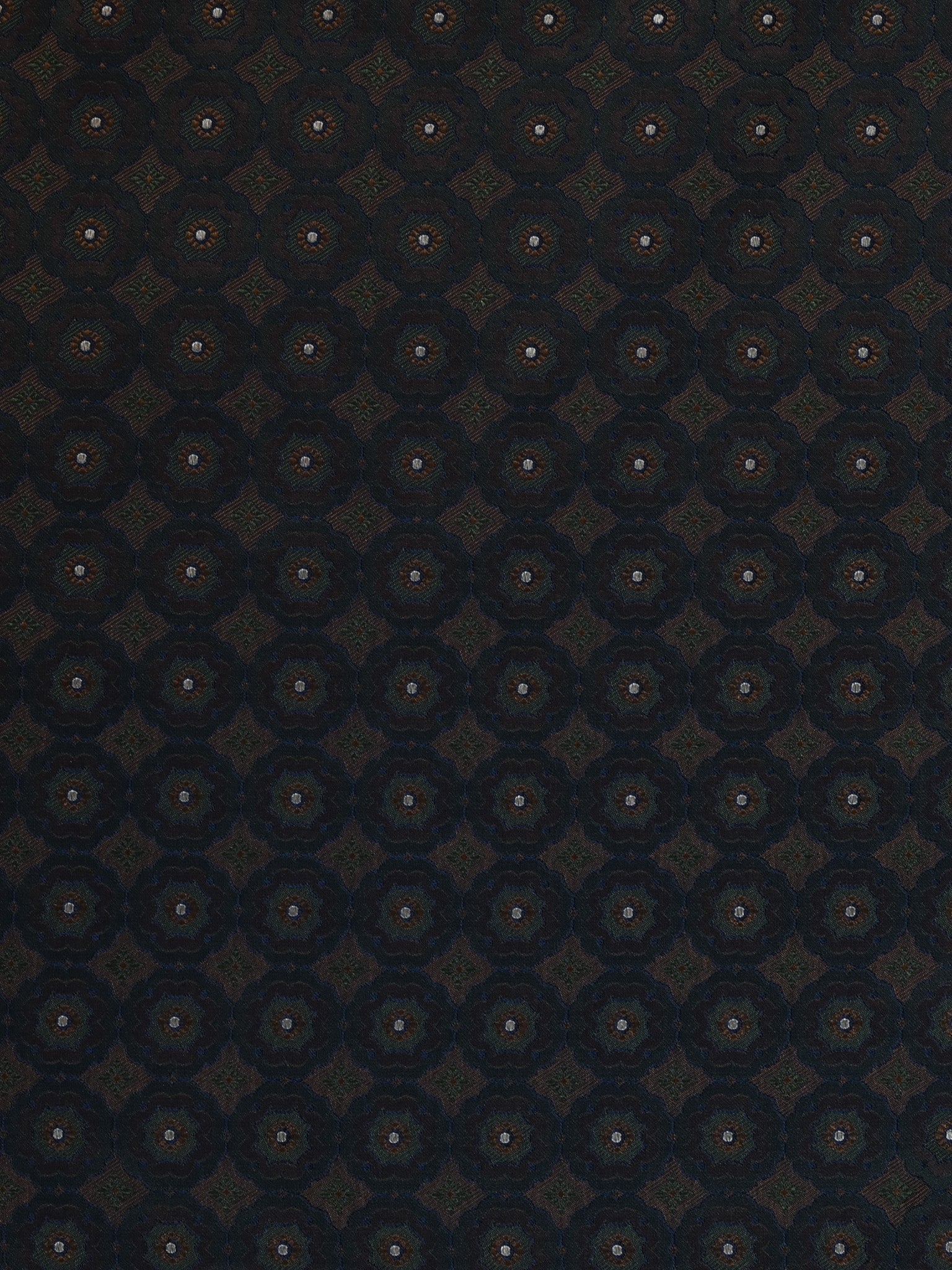 Einstecktuch Medaillons oliv