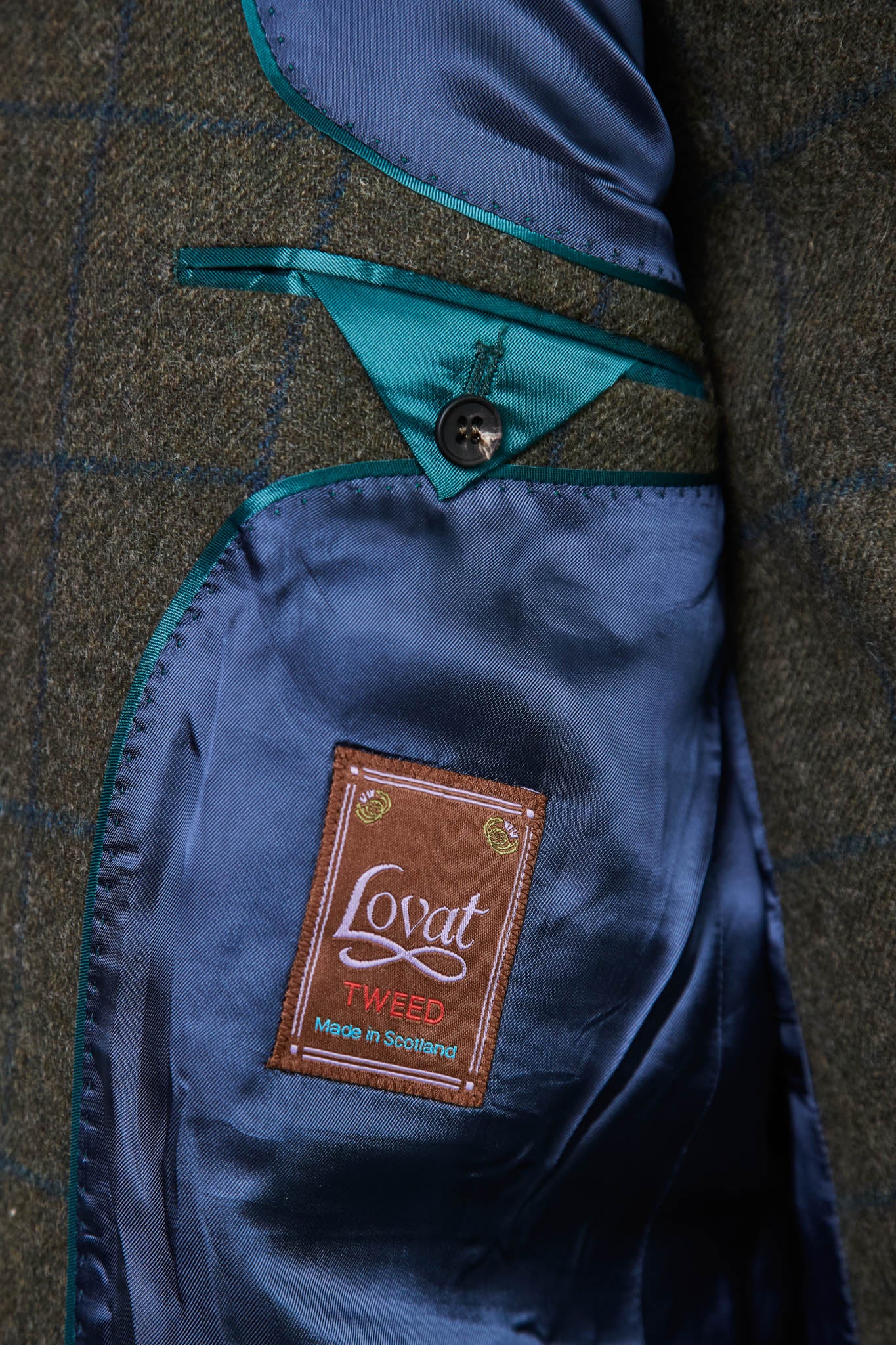 Tweed Anzug in 3-Knopf Classic aus Lovat Tweed