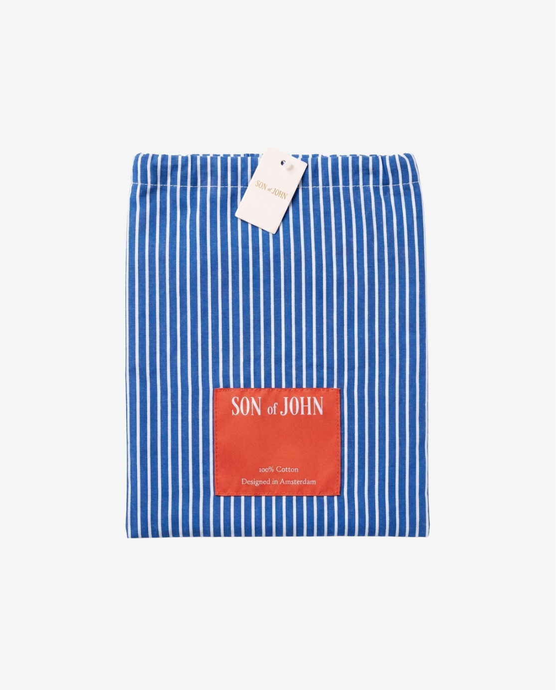 Boxershorts Blue Bengal im Baumwollbeutel | John Crocket