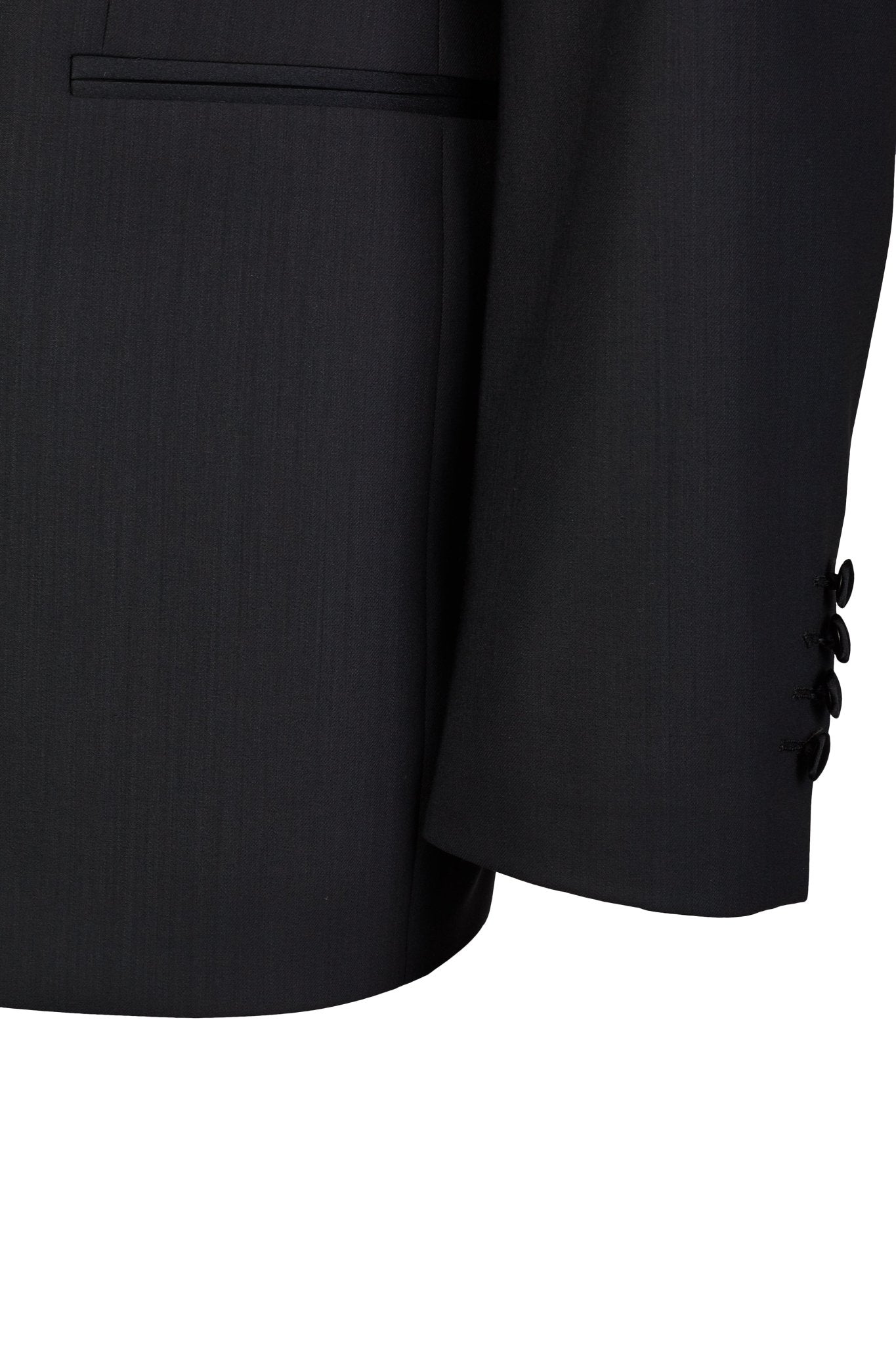 Slimline Smokingsakko in schwarz von Wilvorst