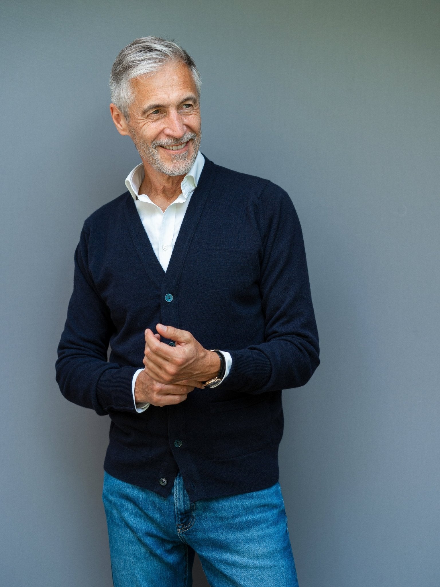 Cashmere Strickjacke