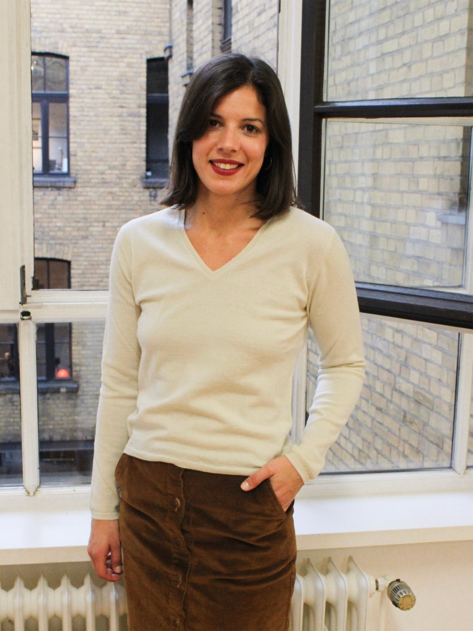 Cashmere Pullover mit V-Ausschnitt, unsere Klassiker