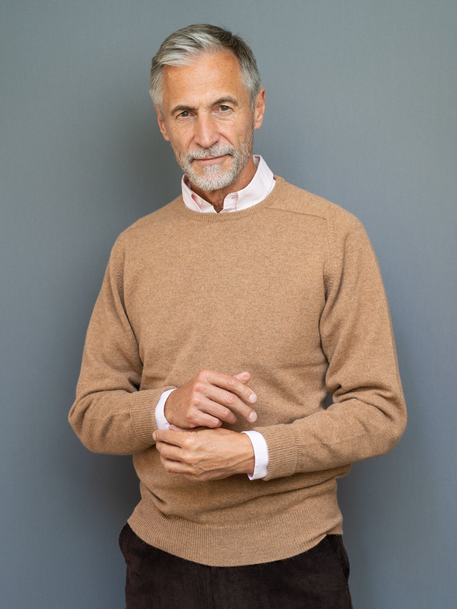 Lambswool Pullover mit Rundausschnitt SALE
