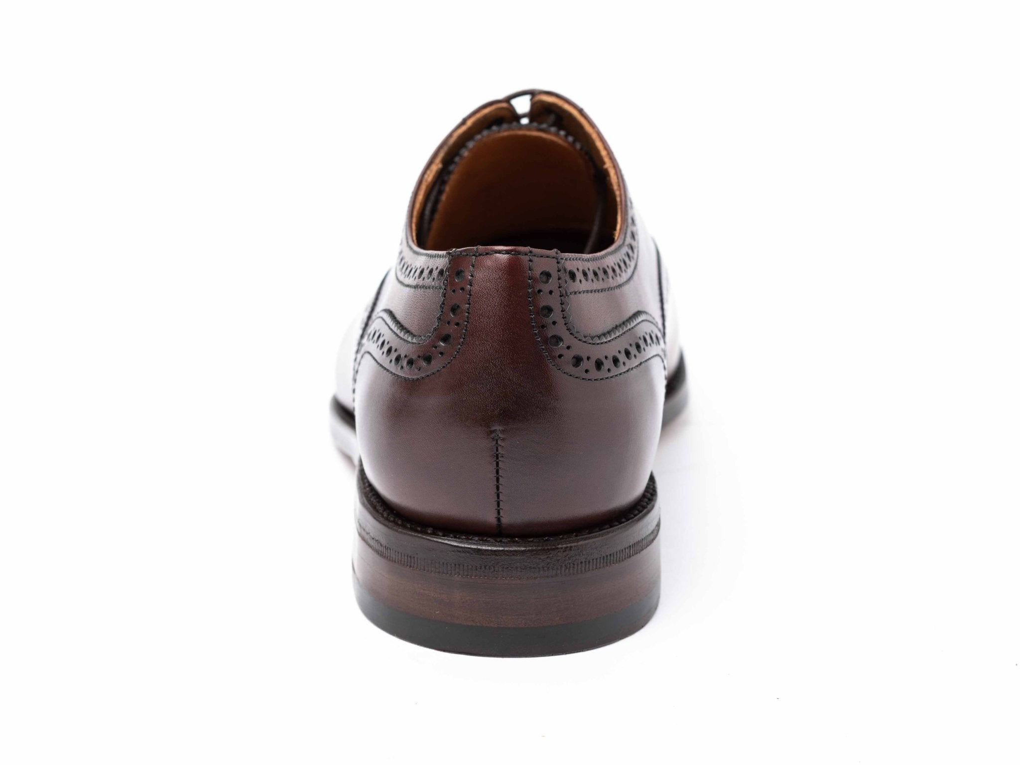Semi Brogue in burgundy