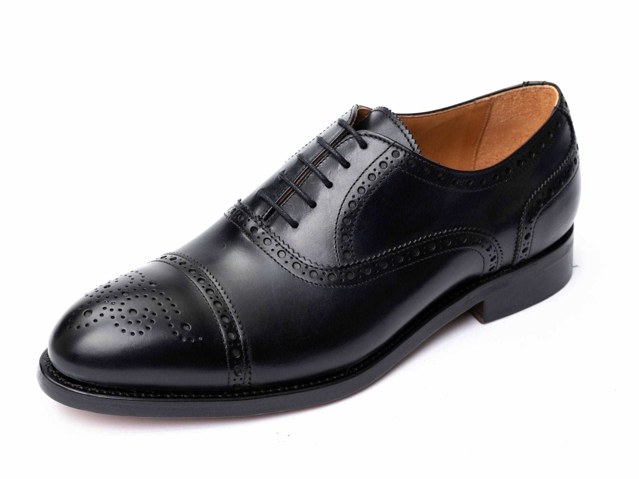 Semi Brogue in schwarz