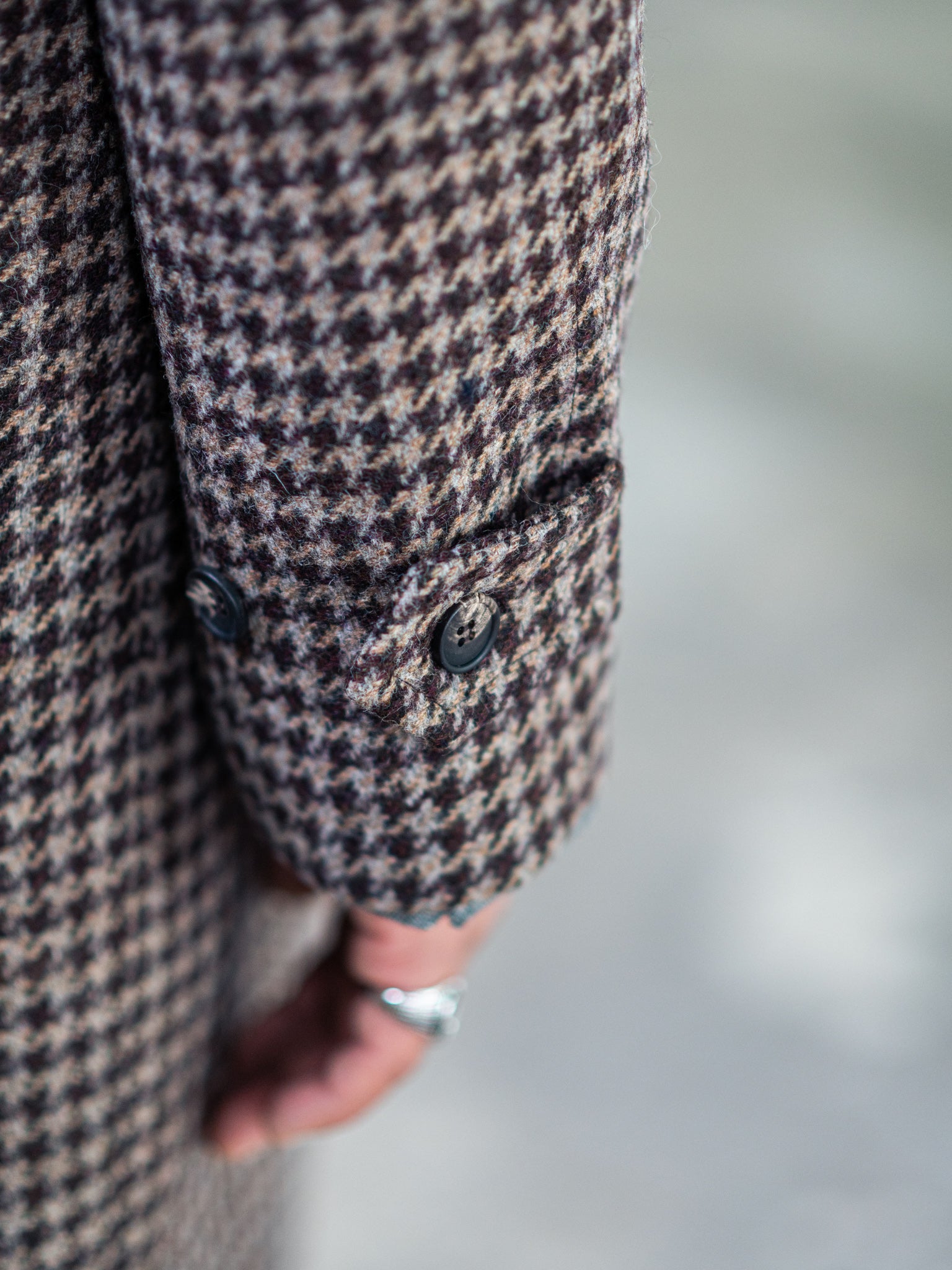 Raglan Mantel aus Moon Tweed