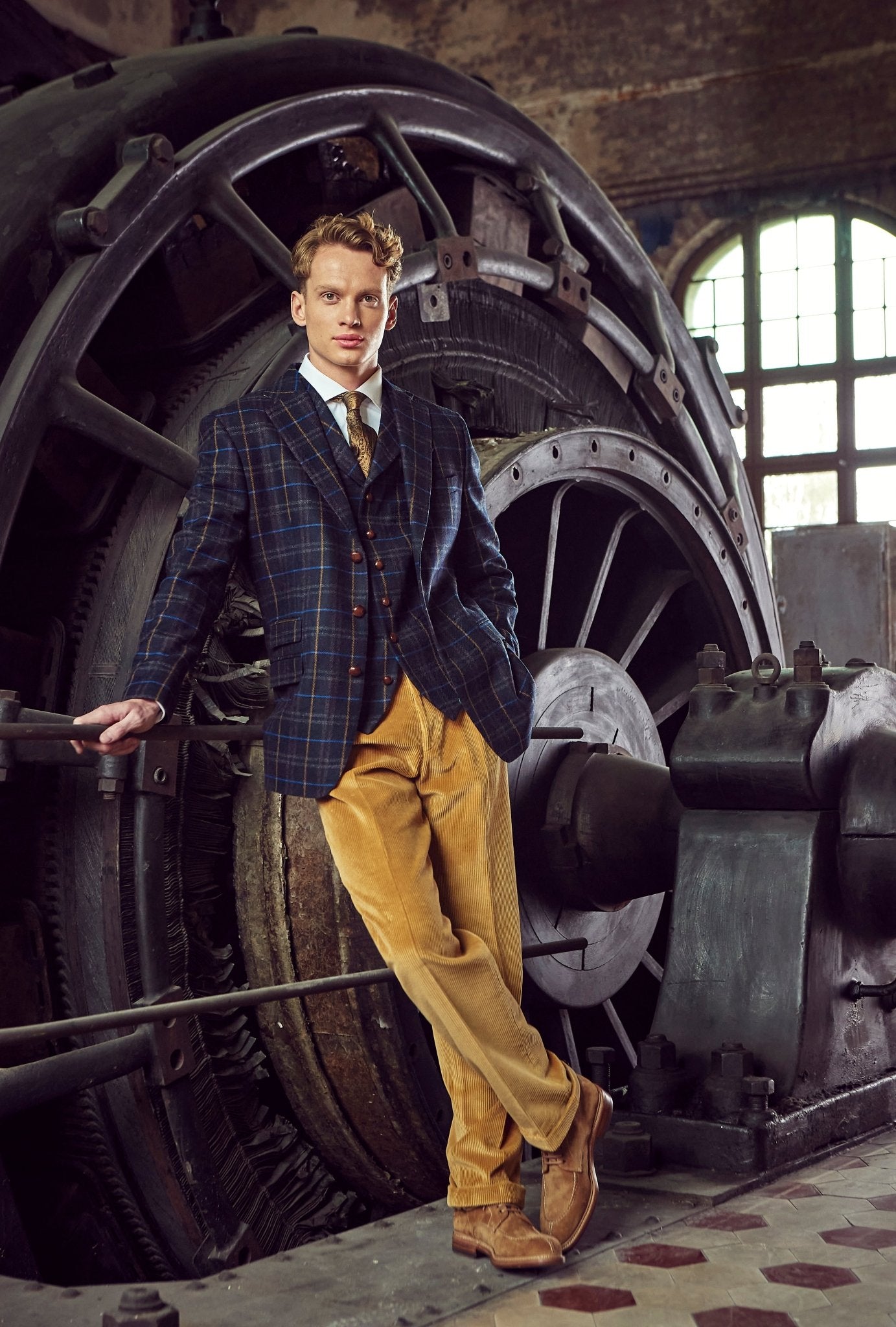 Tweedweste aus Lovat Tweed