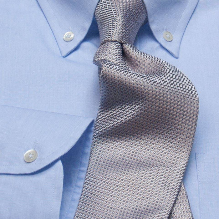 Hemd mit Classic Button Down Kragen in blau