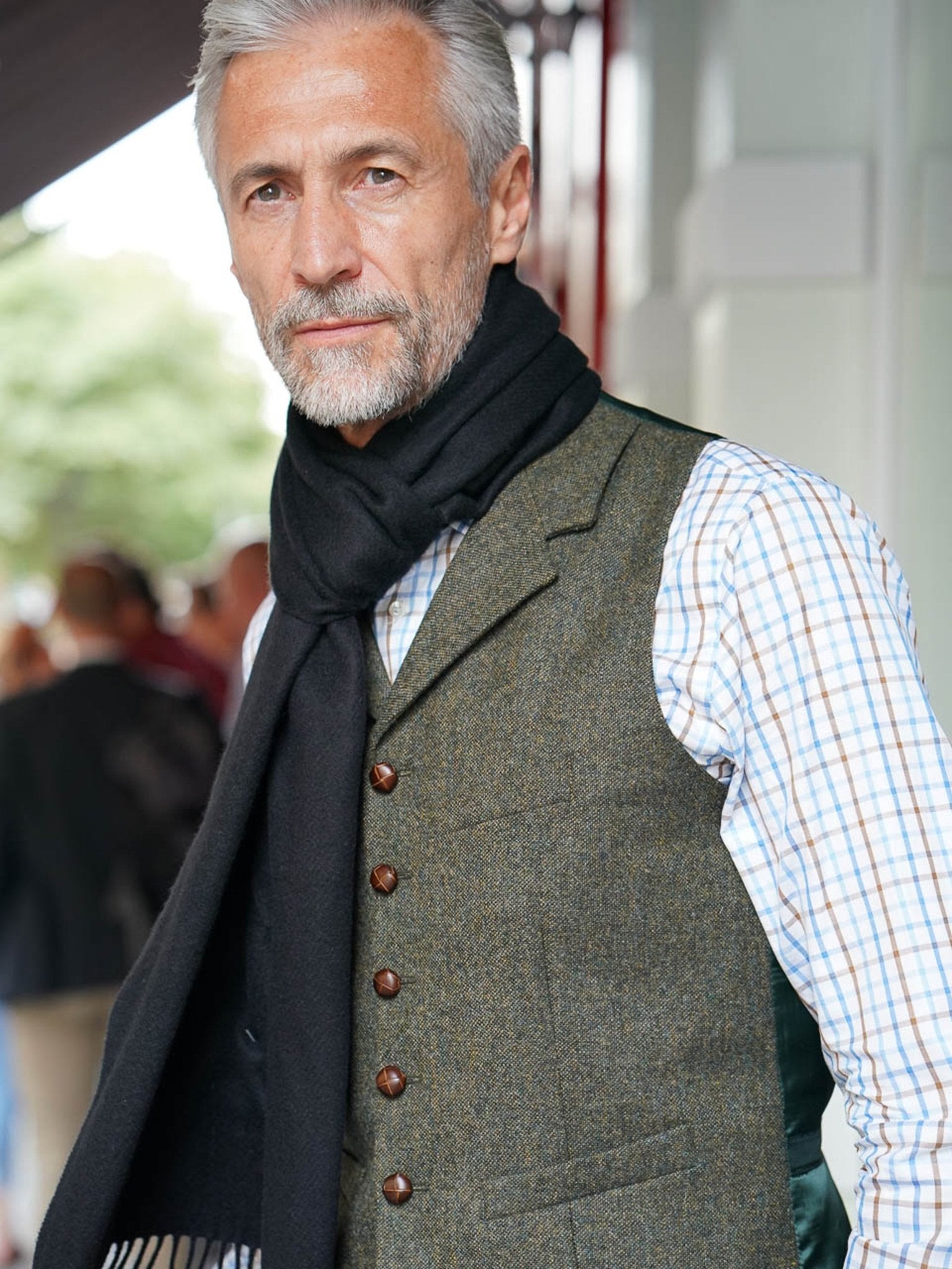 Cashmere Schal: Black