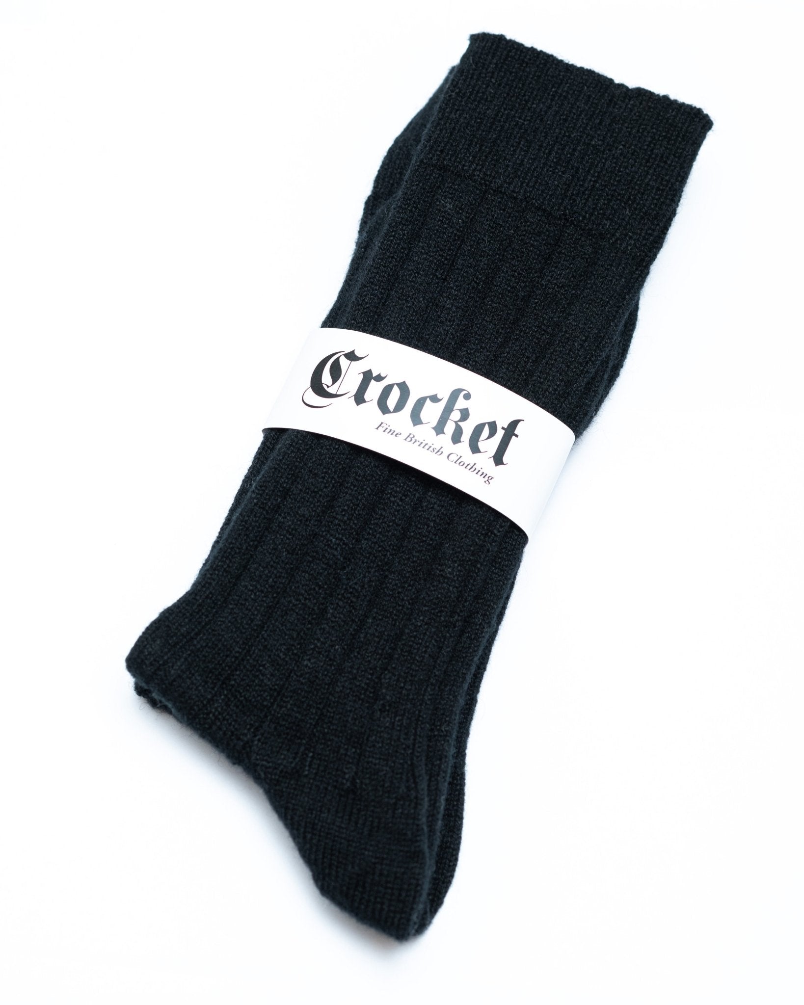 Cashmere Socken in schwarz