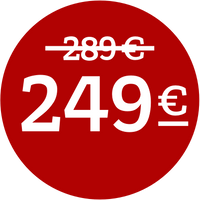 Sale Badge 289EUR auf 249EUR reduziert