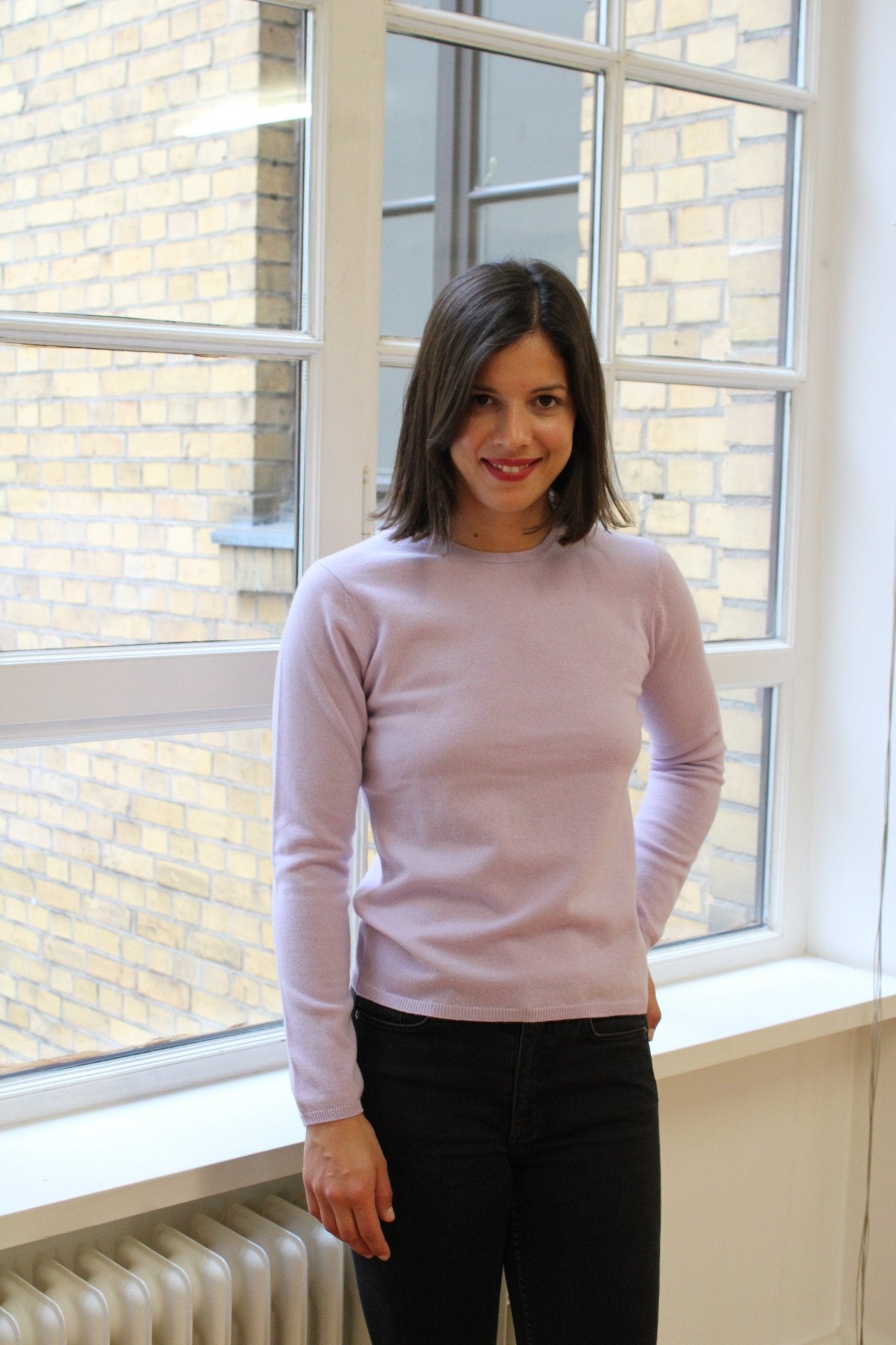 Cashmere Pullover mit Rundausschnitt