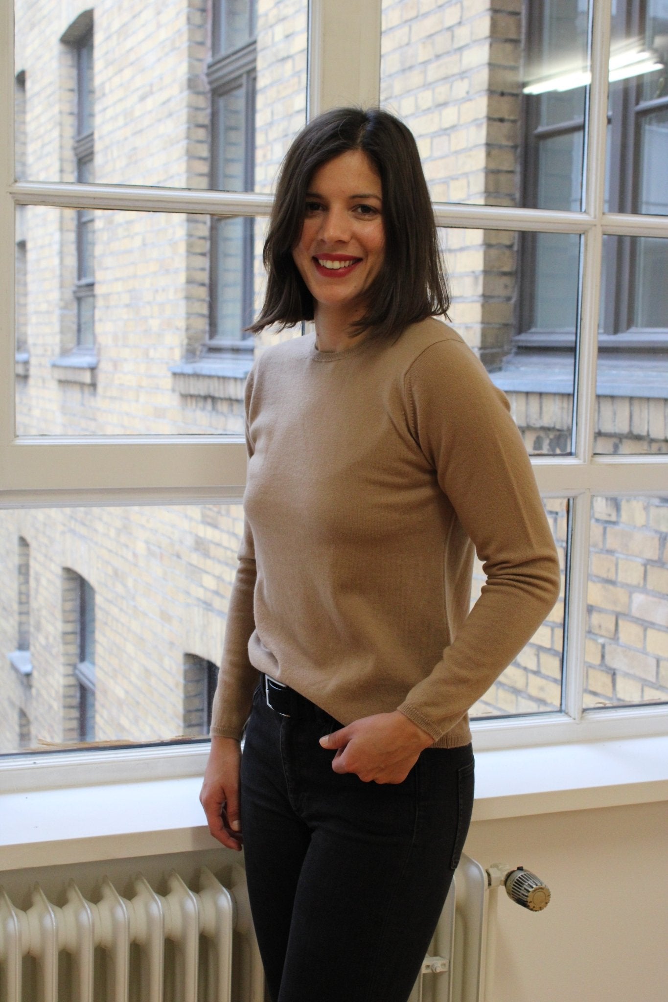 Cashmere Pullover mit Rundausschnitt