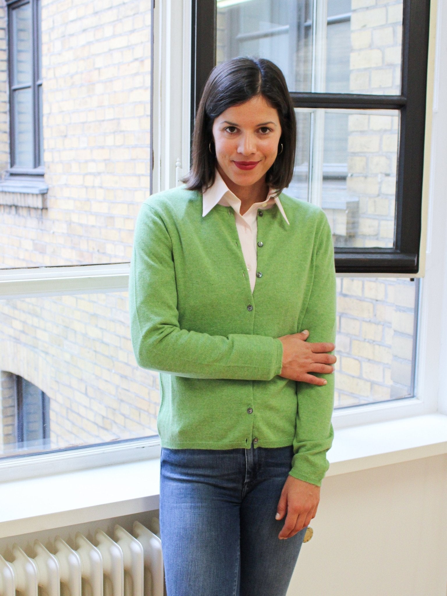 Strickjacke: Cashmere Strickjacke mit Rundausschnitt. unsere Highlights | John Crocket – Fine British Clothing