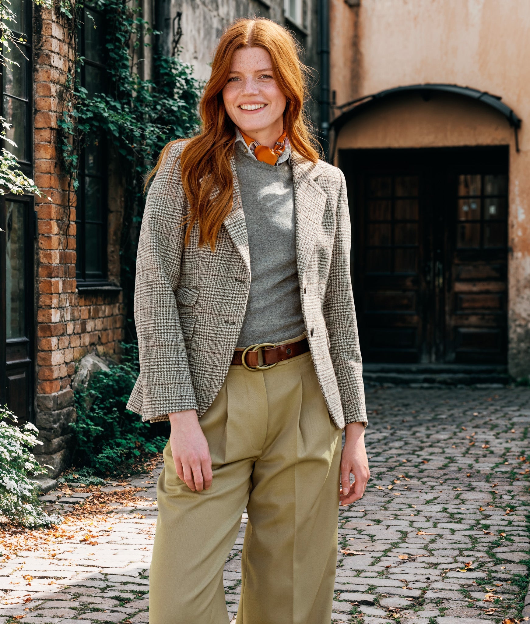 Tweedblazer aus Lovat Tweed