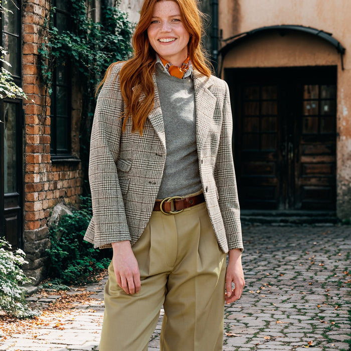 Tweedblazer aus Lovat Tweed