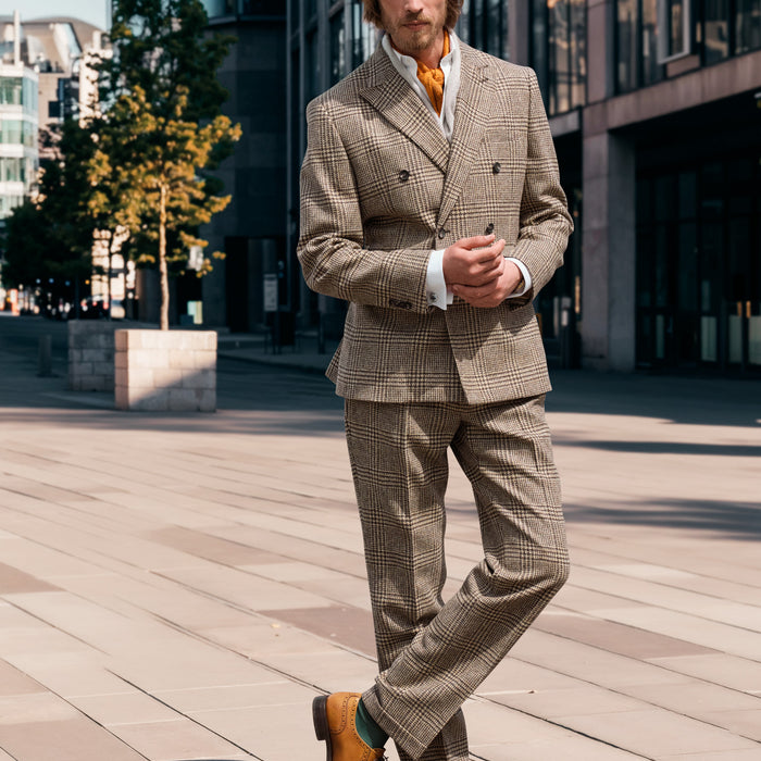 Tweed Anzug Doppelreiher in Classic aus Moon Tweed