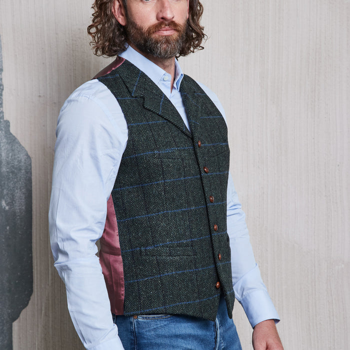 Tweedweste aus Lovat Tweed