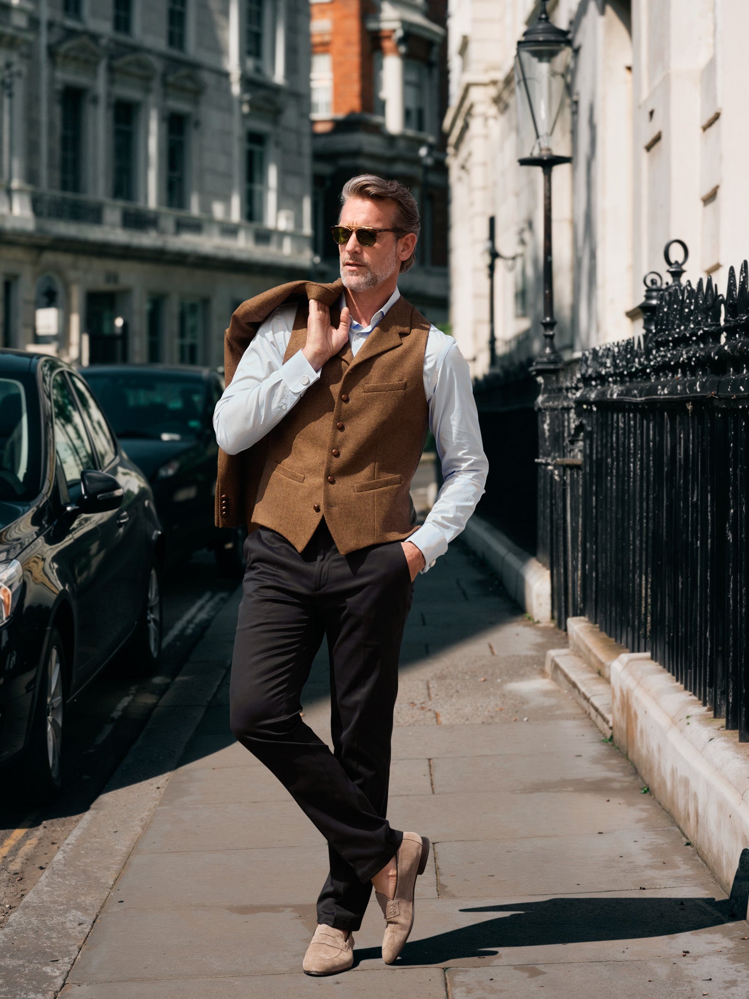 Tweedweste aus Moon Tweed