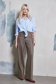 Marlene Tweed-Hose in greige