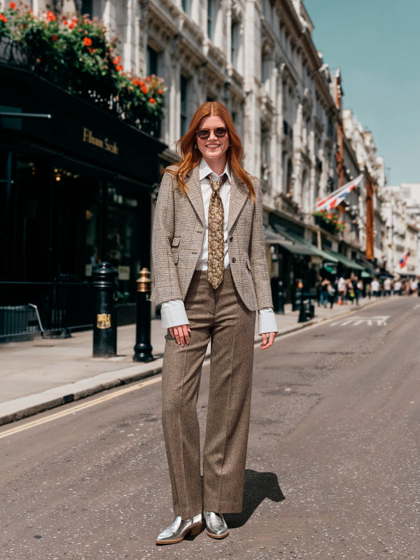 Tweedblazer aus Lovat Tweed