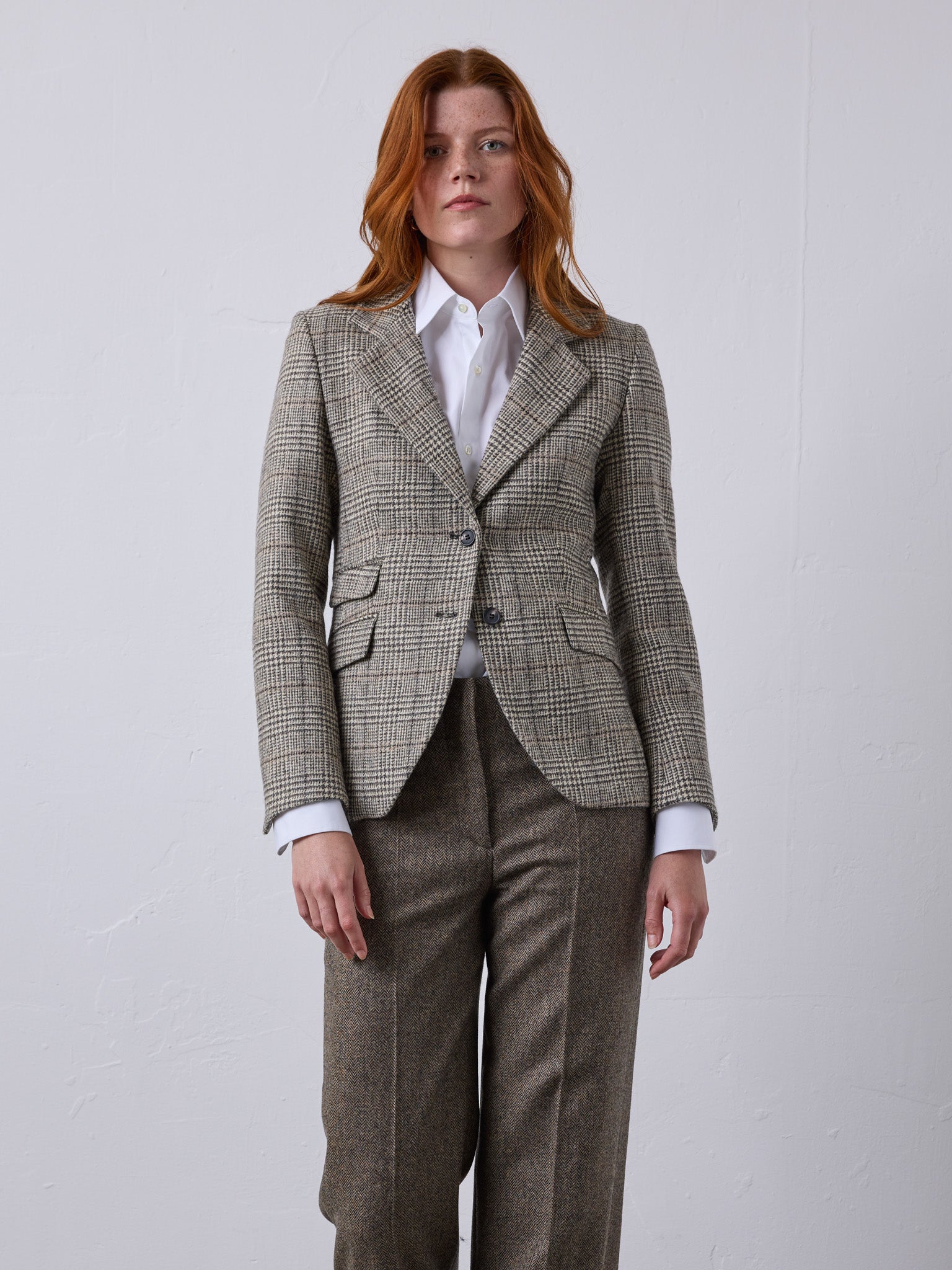 Tweedblazer aus Lovat Tweed