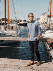 Slimline Chino mit Strechanteil  in navy