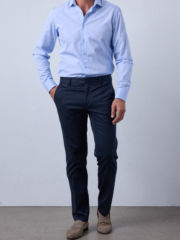 Slimline Chino mit Strechanteil  in navy